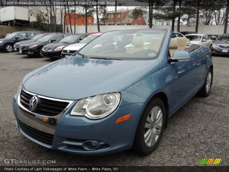 Eismeer Blue Metallic / Cornsilk Beige 2008 Volkswagen Eos 2.0T