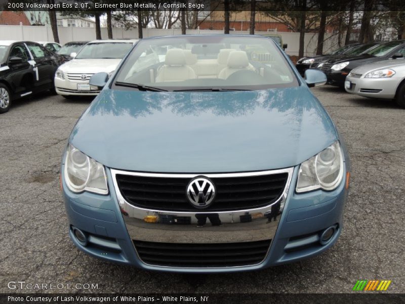 Eismeer Blue Metallic / Cornsilk Beige 2008 Volkswagen Eos 2.0T