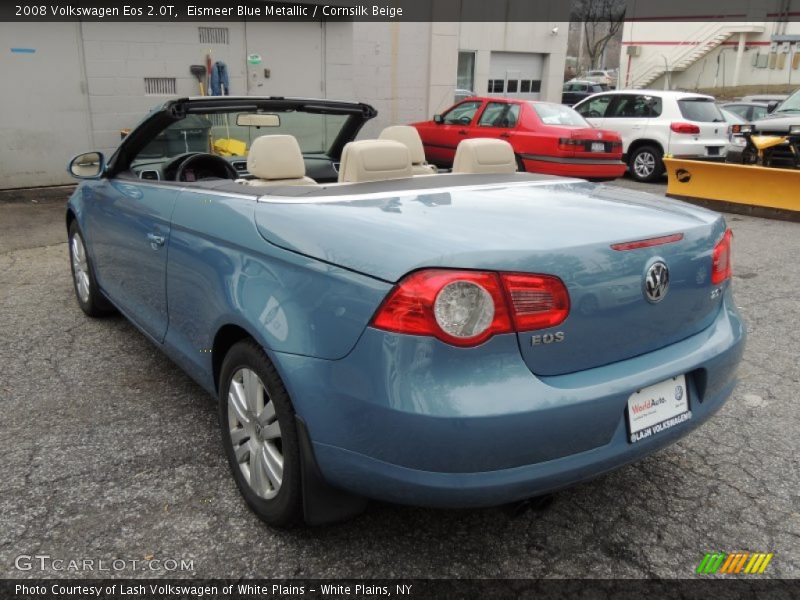 Eismeer Blue Metallic / Cornsilk Beige 2008 Volkswagen Eos 2.0T