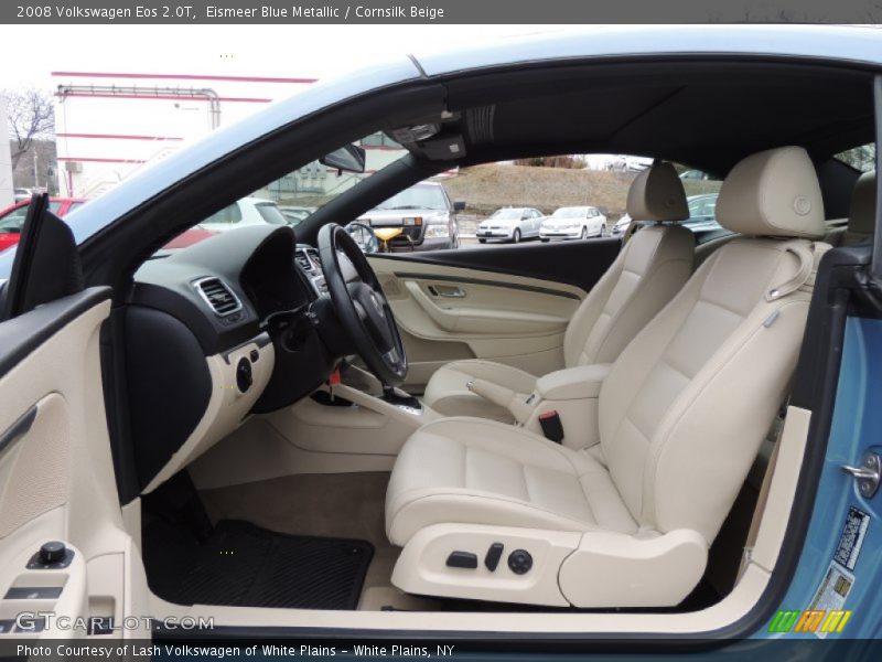 Eismeer Blue Metallic / Cornsilk Beige 2008 Volkswagen Eos 2.0T