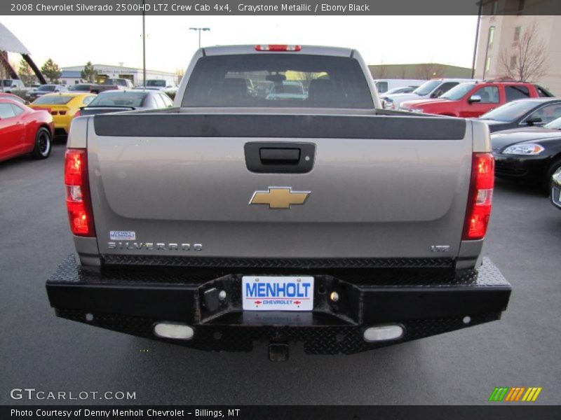 Graystone Metallic / Ebony Black 2008 Chevrolet Silverado 2500HD LTZ Crew Cab 4x4