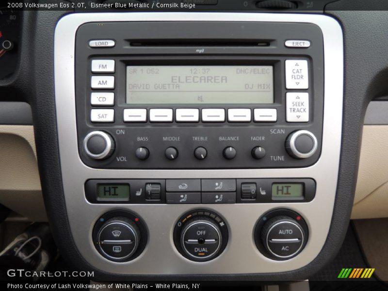 Eismeer Blue Metallic / Cornsilk Beige 2008 Volkswagen Eos 2.0T