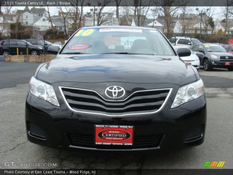 Black / Bisque 2010 Toyota Camry LE