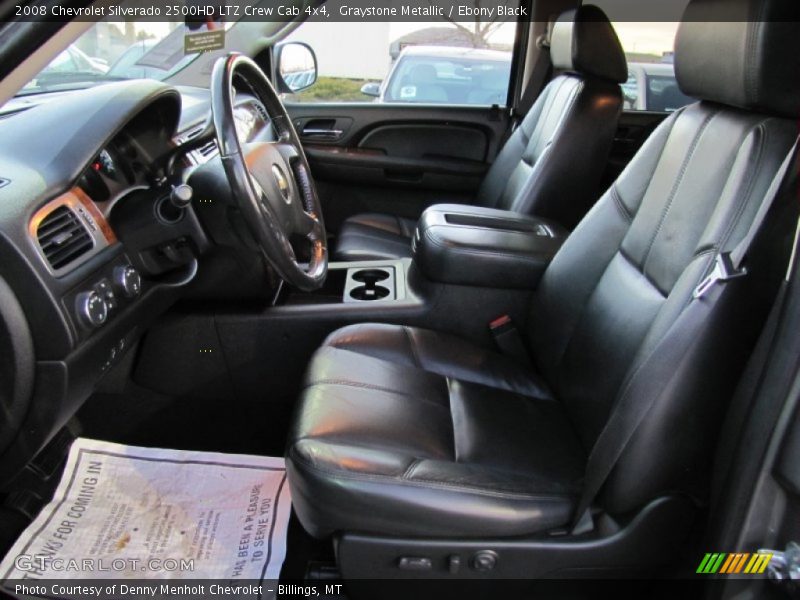 Graystone Metallic / Ebony Black 2008 Chevrolet Silverado 2500HD LTZ Crew Cab 4x4