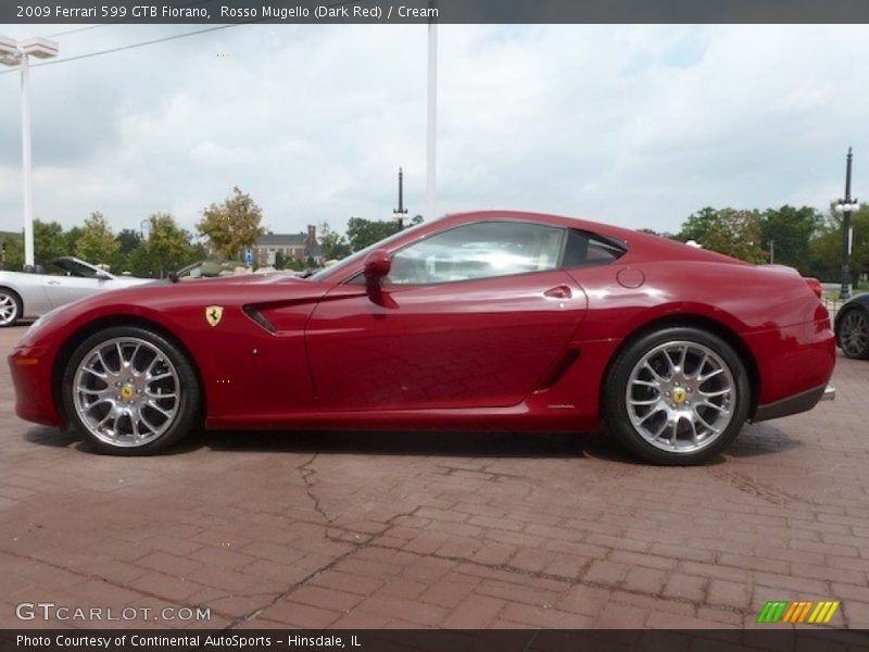  2009 599 GTB Fiorano  Rosso Mugello (Dark Red)