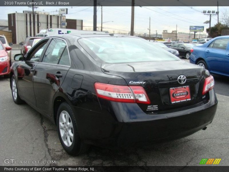 Black / Bisque 2010 Toyota Camry LE