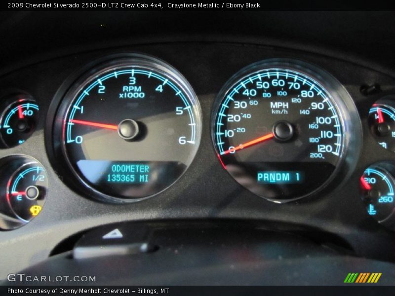  2008 Silverado 2500HD LTZ Crew Cab 4x4 LTZ Crew Cab 4x4 Gauges