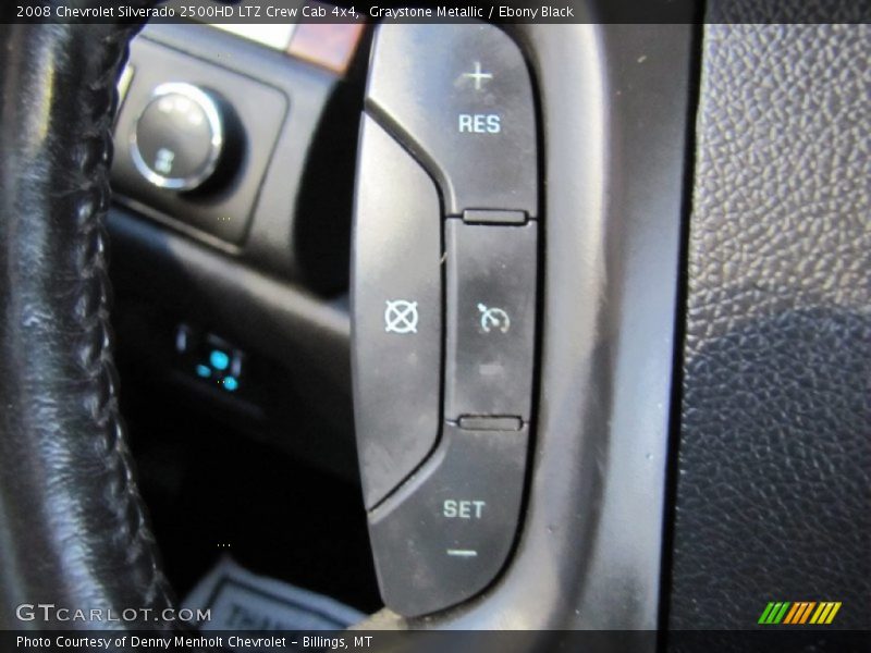 Graystone Metallic / Ebony Black 2008 Chevrolet Silverado 2500HD LTZ Crew Cab 4x4