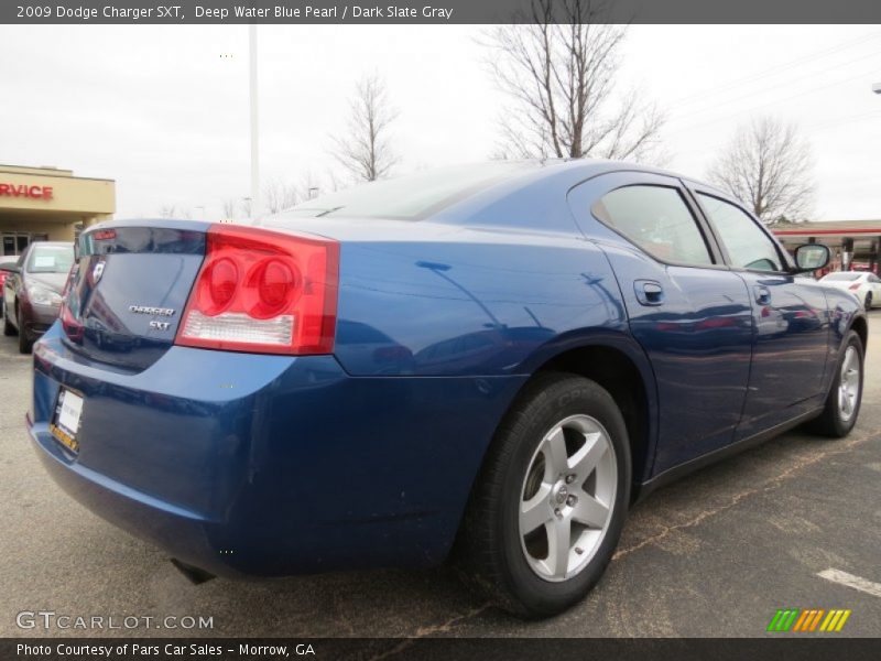 Deep Water Blue Pearl / Dark Slate Gray 2009 Dodge Charger SXT