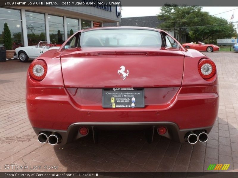 Rosso Mugello (Dark Red) / Cream 2009 Ferrari 599 GTB Fiorano