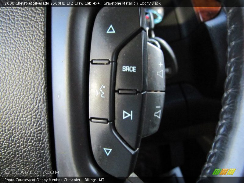 Graystone Metallic / Ebony Black 2008 Chevrolet Silverado 2500HD LTZ Crew Cab 4x4