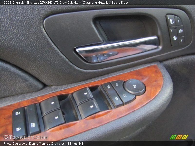 Graystone Metallic / Ebony Black 2008 Chevrolet Silverado 2500HD LTZ Crew Cab 4x4