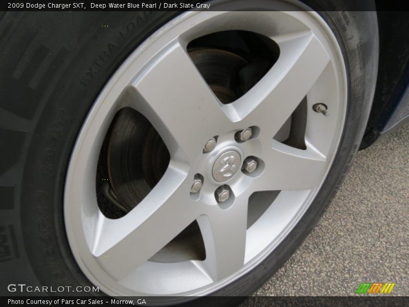Deep Water Blue Pearl / Dark Slate Gray 2009 Dodge Charger SXT