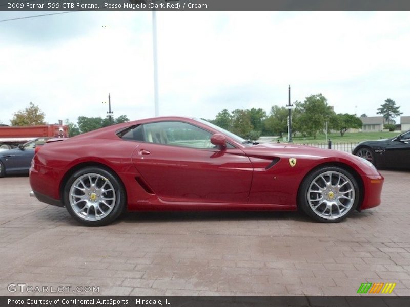 Rosso Mugello (Dark Red) / Cream 2009 Ferrari 599 GTB Fiorano