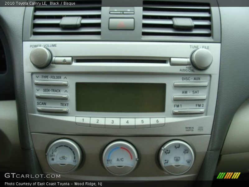 Black / Bisque 2010 Toyota Camry LE