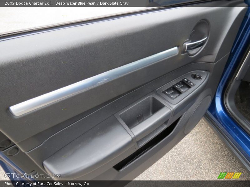 Deep Water Blue Pearl / Dark Slate Gray 2009 Dodge Charger SXT