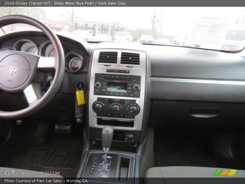 Deep Water Blue Pearl / Dark Slate Gray 2009 Dodge Charger SXT