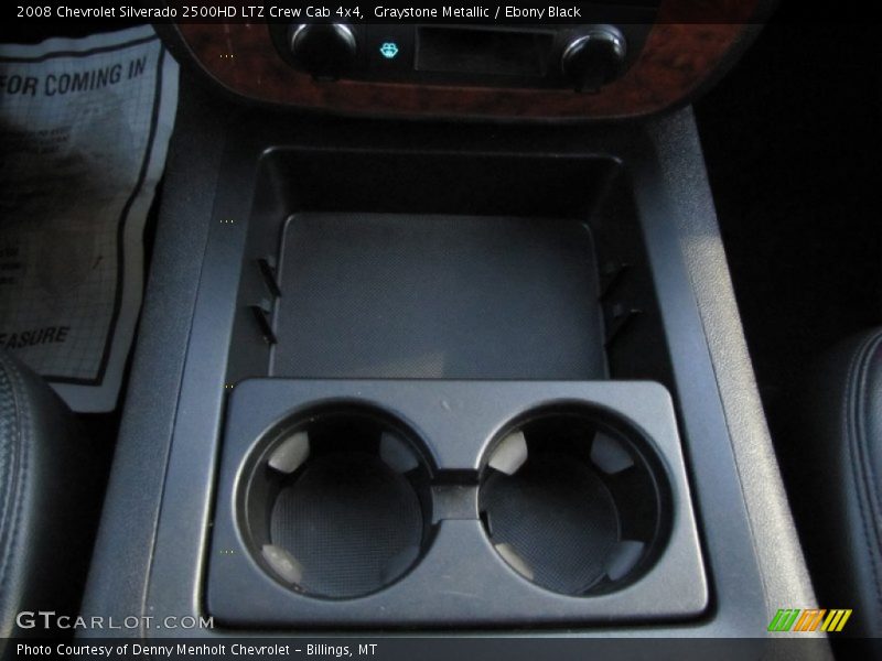 Graystone Metallic / Ebony Black 2008 Chevrolet Silverado 2500HD LTZ Crew Cab 4x4