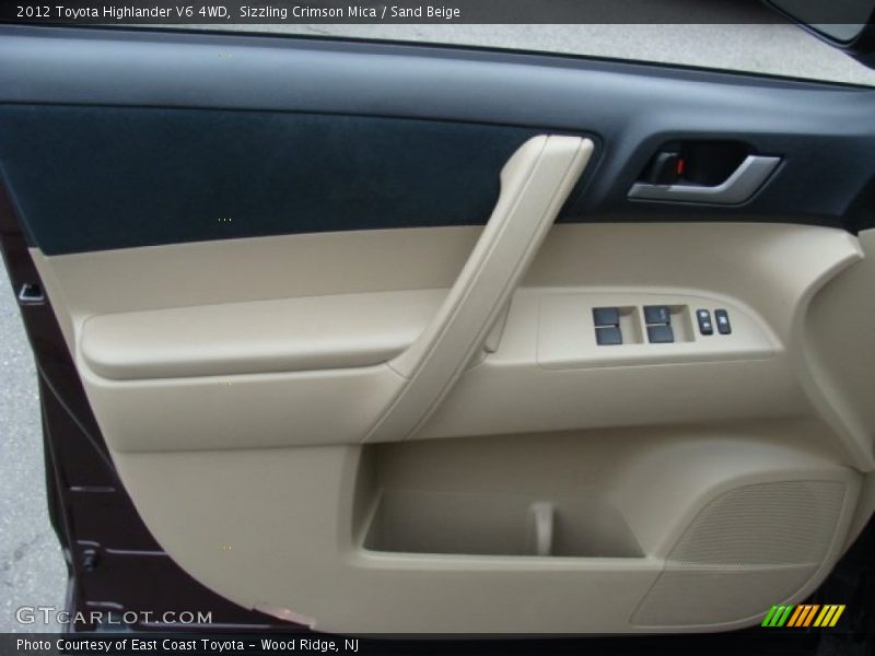 Sizzling Crimson Mica / Sand Beige 2012 Toyota Highlander V6 4WD