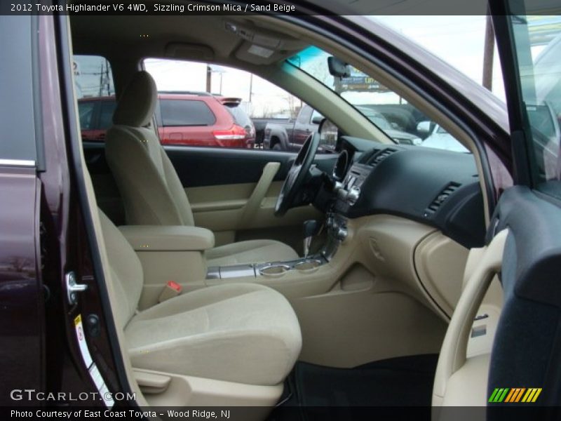 Sizzling Crimson Mica / Sand Beige 2012 Toyota Highlander V6 4WD