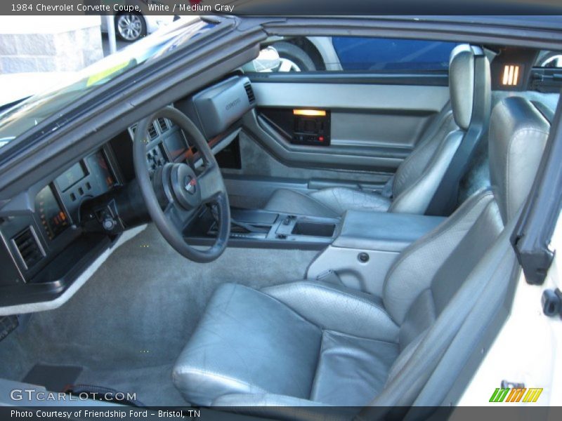  1984 Corvette Coupe Medium Gray Interior