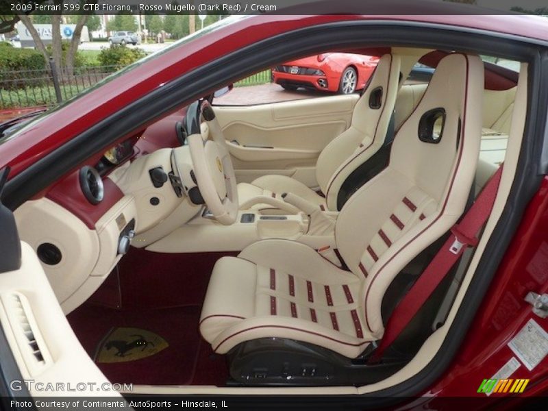Front Seat of 2009 599 GTB Fiorano 