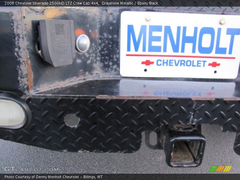 Graystone Metallic / Ebony Black 2008 Chevrolet Silverado 2500HD LTZ Crew Cab 4x4