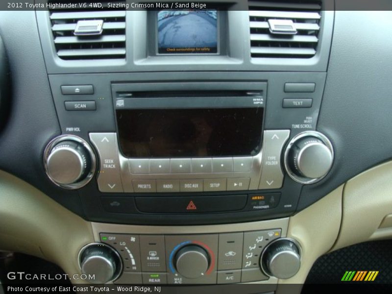 Sizzling Crimson Mica / Sand Beige 2012 Toyota Highlander V6 4WD