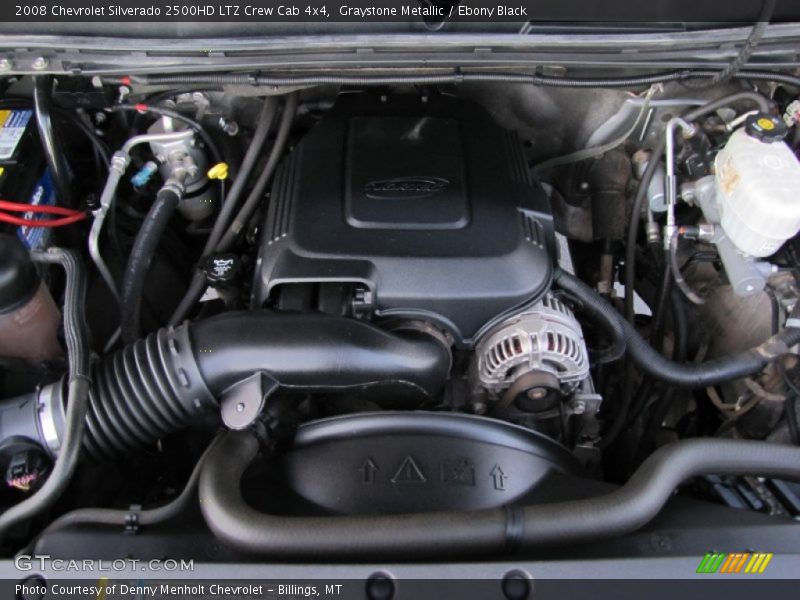 Graystone Metallic / Ebony Black 2008 Chevrolet Silverado 2500HD LTZ Crew Cab 4x4