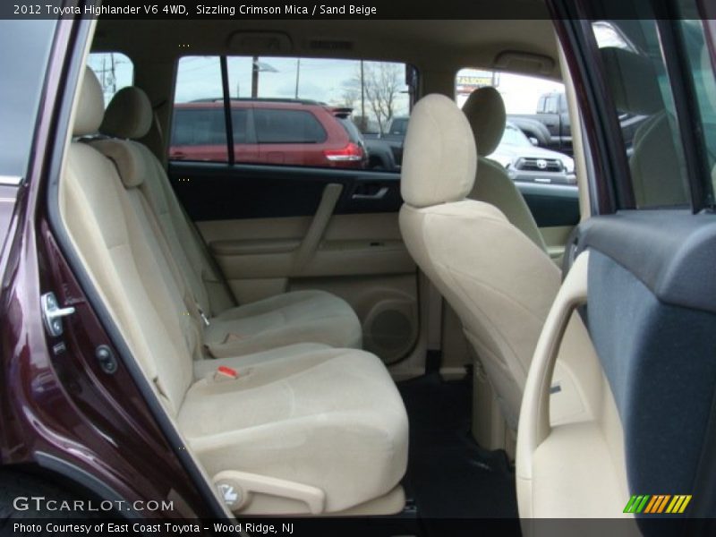 Sizzling Crimson Mica / Sand Beige 2012 Toyota Highlander V6 4WD