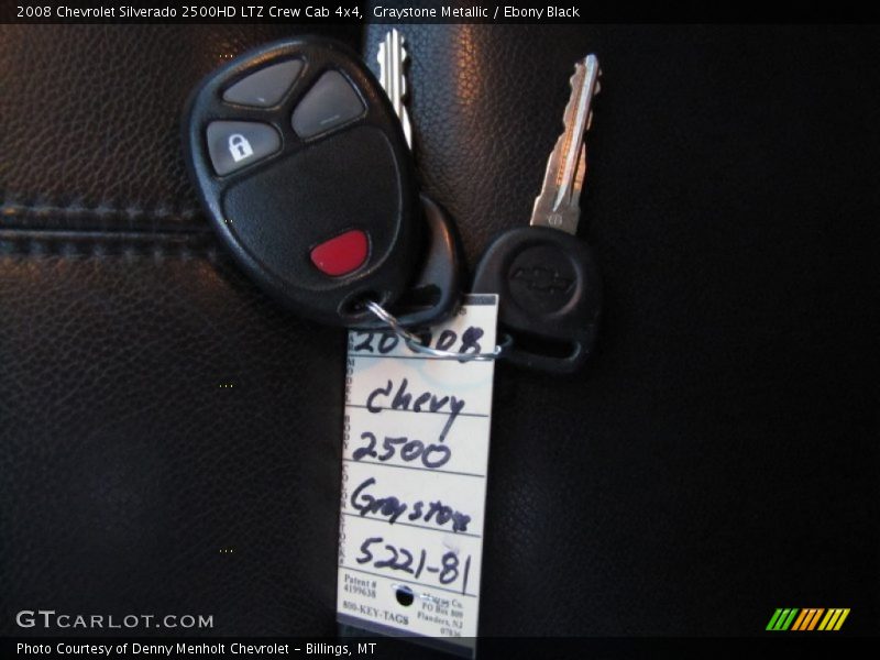 Keys of 2008 Silverado 2500HD LTZ Crew Cab 4x4