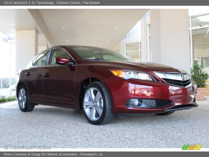 Crimson Garnet / Parchment 2013 Acura ILX 2.0L Technology