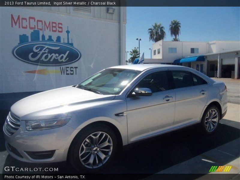Ingot Silver Metallic / Charcoal Black 2013 Ford Taurus Limited