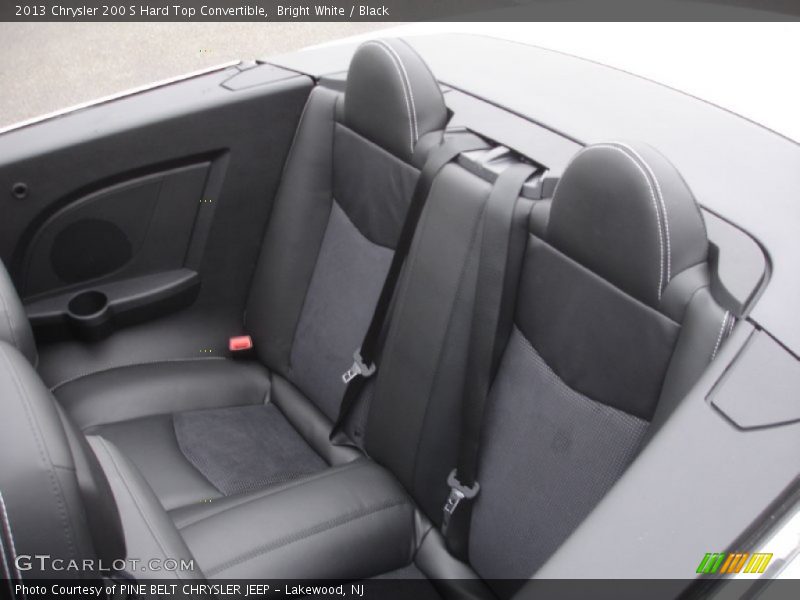 Rear Seat of 2013 200 S Hard Top Convertible