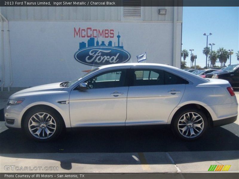 Ingot Silver Metallic / Charcoal Black 2013 Ford Taurus Limited