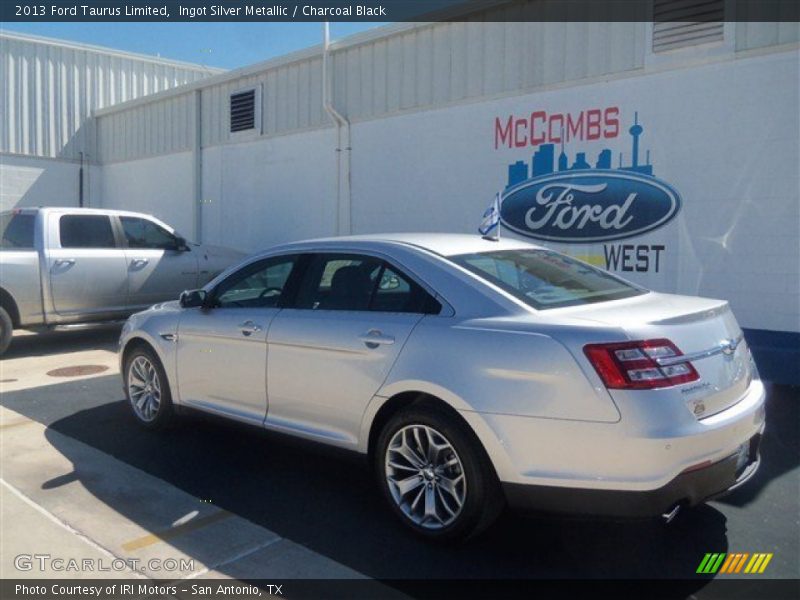 Ingot Silver Metallic / Charcoal Black 2013 Ford Taurus Limited