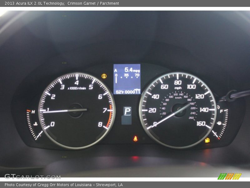  2013 ILX 2.0L Technology 2.0L Technology Gauges