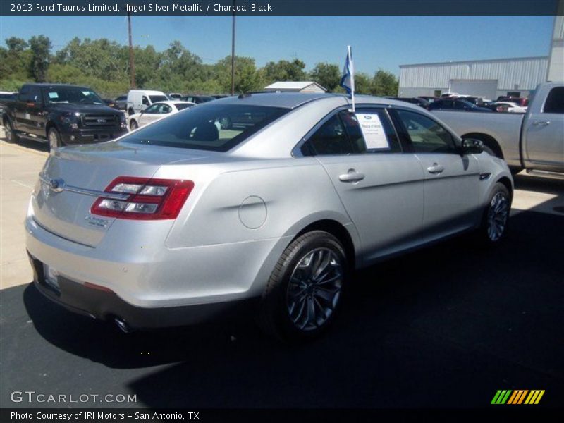 Ingot Silver Metallic / Charcoal Black 2013 Ford Taurus Limited