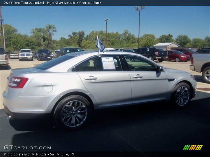 Ingot Silver Metallic / Charcoal Black 2013 Ford Taurus Limited