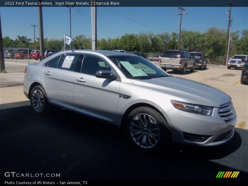 Ingot Silver Metallic / Charcoal Black 2013 Ford Taurus Limited