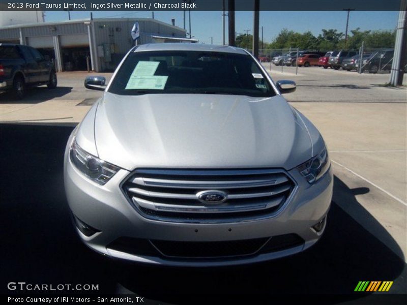 Ingot Silver Metallic / Charcoal Black 2013 Ford Taurus Limited