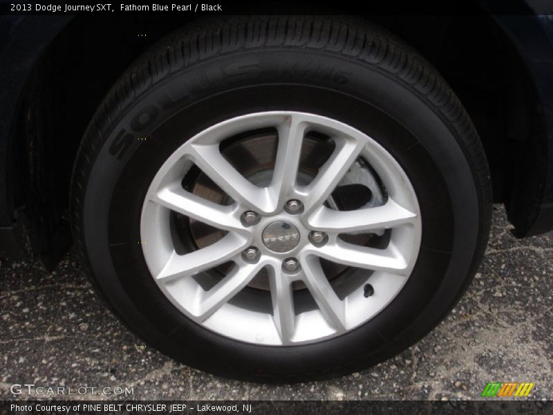 Fathom Blue Pearl / Black 2013 Dodge Journey SXT