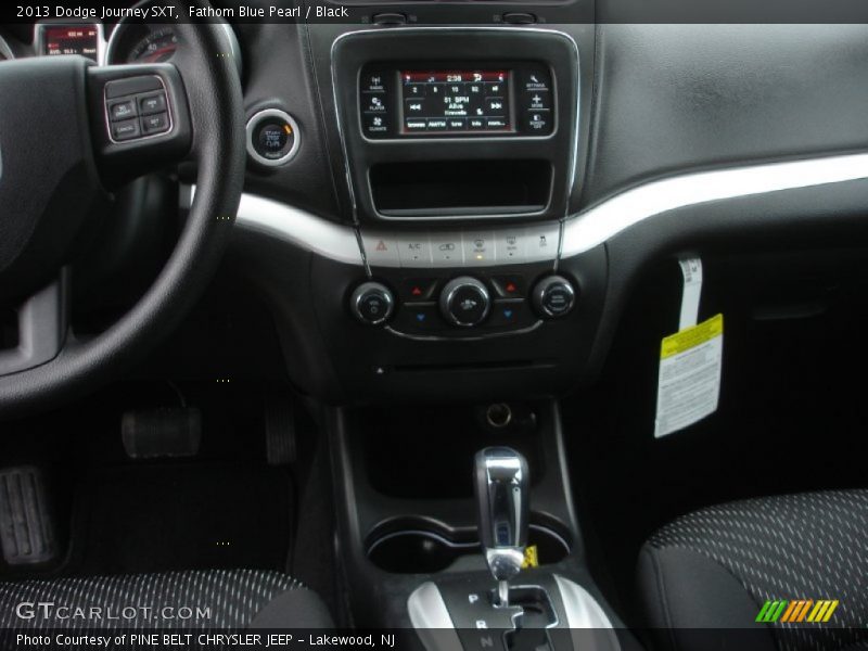 Fathom Blue Pearl / Black 2013 Dodge Journey SXT