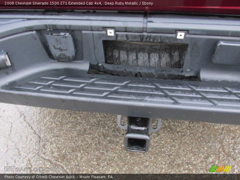 Deep Ruby Metallic / Ebony 2008 Chevrolet Silverado 1500 Z71 Extended Cab 4x4