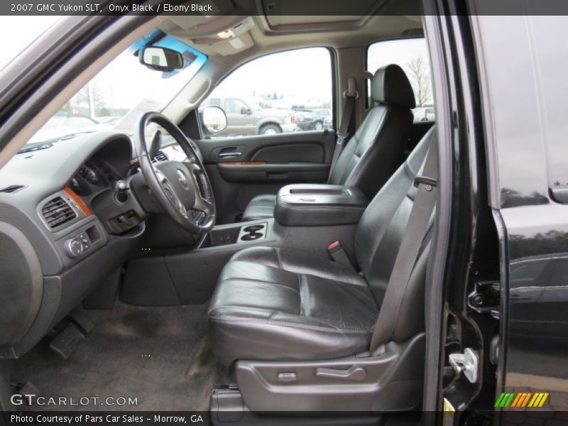  2007 Yukon SLT Ebony Black Interior