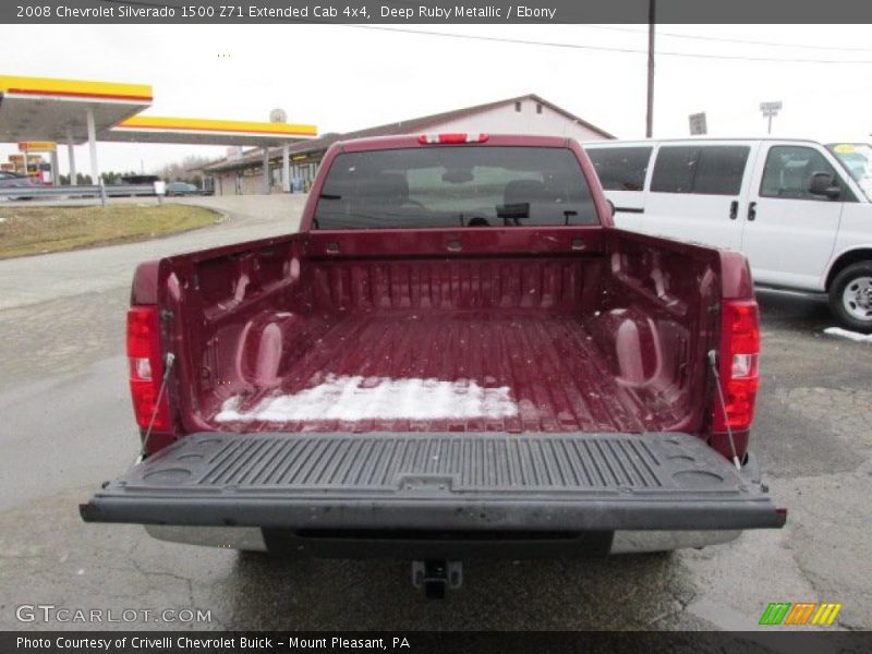Deep Ruby Metallic / Ebony 2008 Chevrolet Silverado 1500 Z71 Extended Cab 4x4
