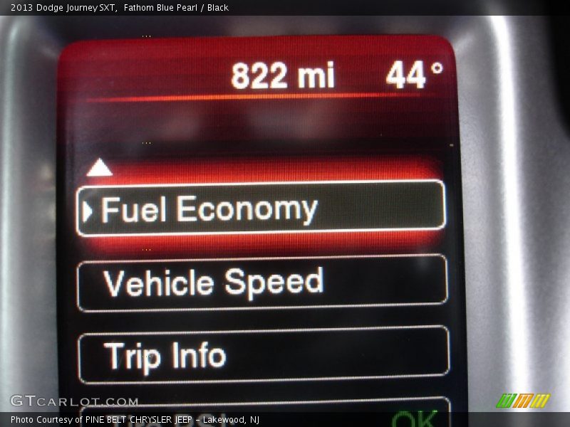 Fathom Blue Pearl / Black 2013 Dodge Journey SXT