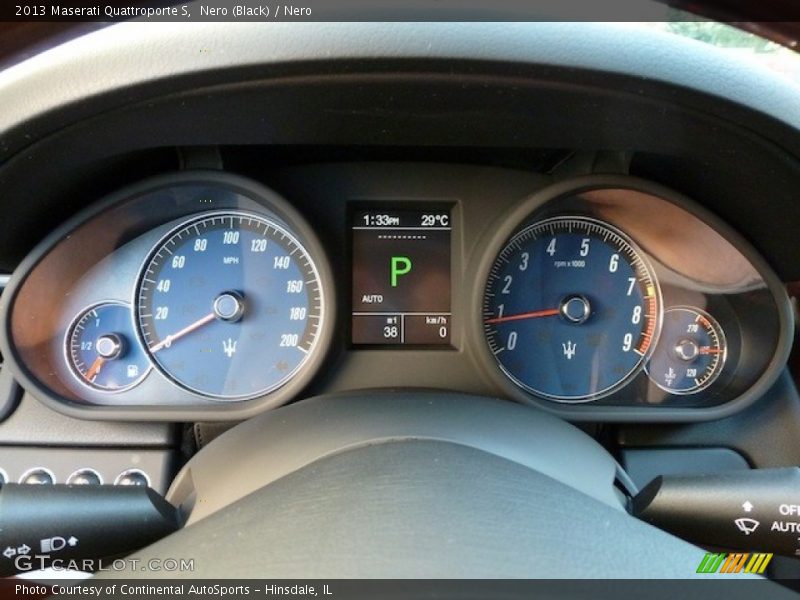  2013 Quattroporte S S Gauges