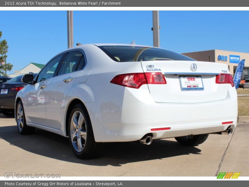 Bellanova White Pearl / Parchment 2013 Acura TSX Technology