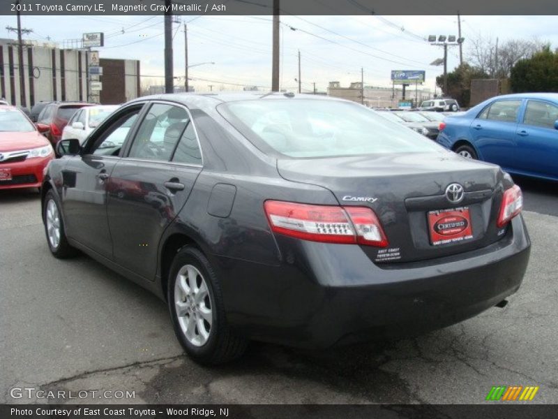Magnetic Gray Metallic / Ash 2011 Toyota Camry LE